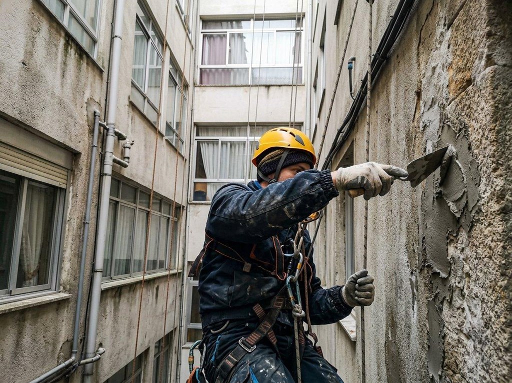 Foto 1 Así devolvemos seguridad a tu edificio: reforma de patios de luces en A Coruña