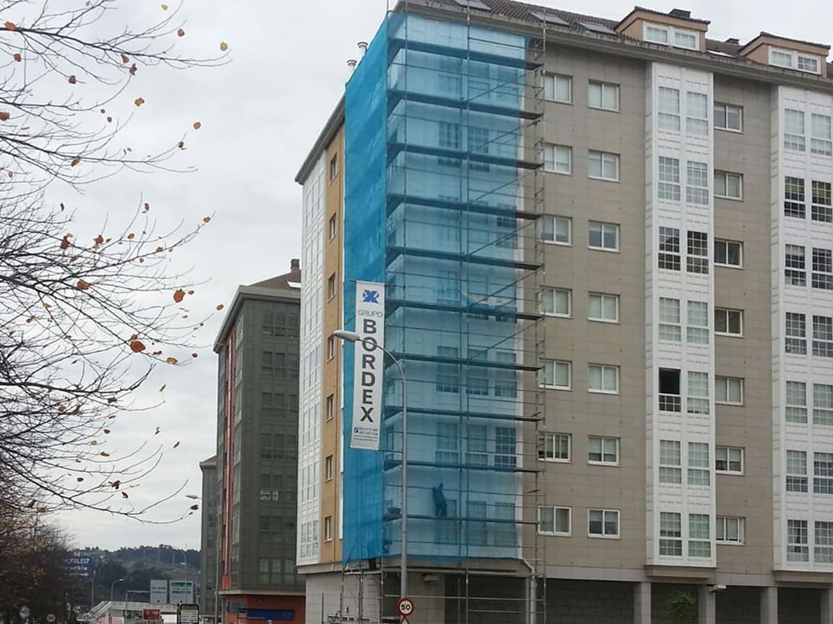 Renovación y mantenimiento de fachadas en A Coruña